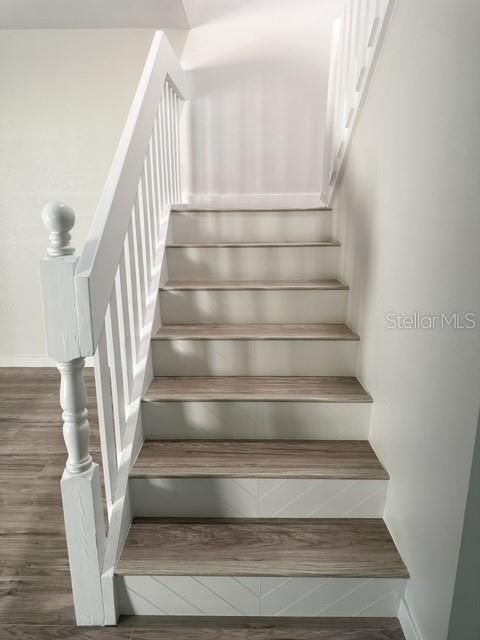 Stairs upstairs-water and scratch resistant laminate