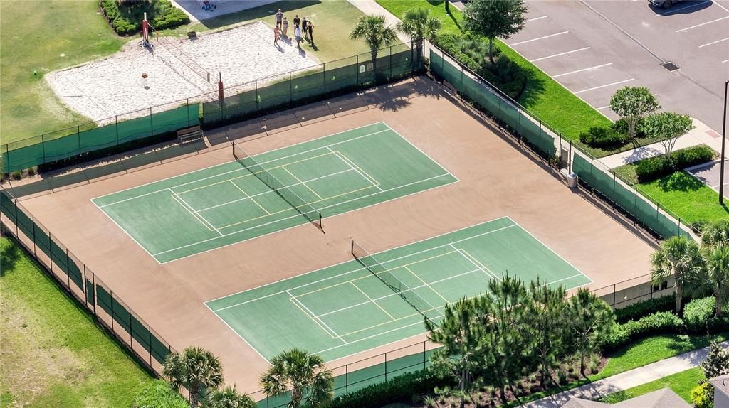 Tennis and Volleyball court
