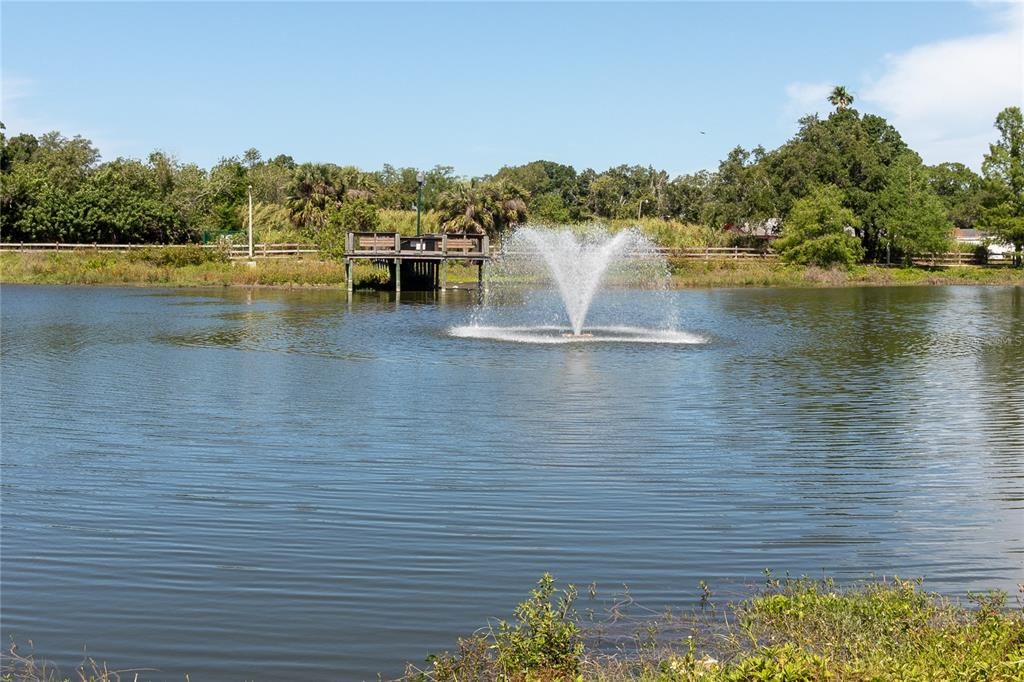 Lime Lake water feature