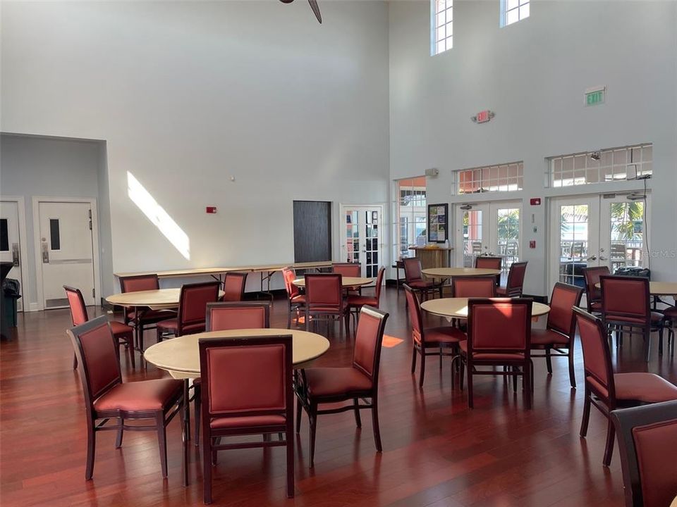 clubhouse second floor for music and events
