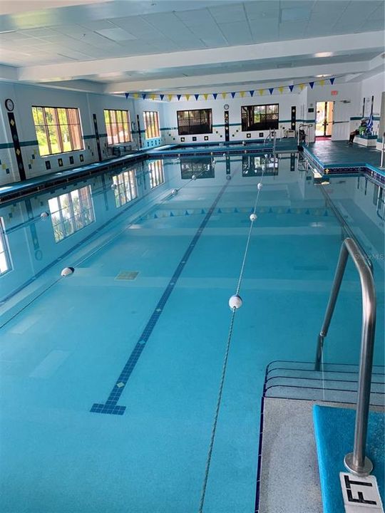 Indoor walking and lap pool at South Club