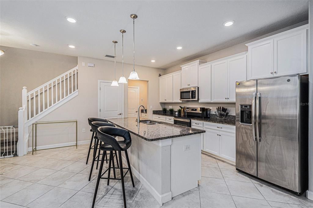 Kitchen & Stairway