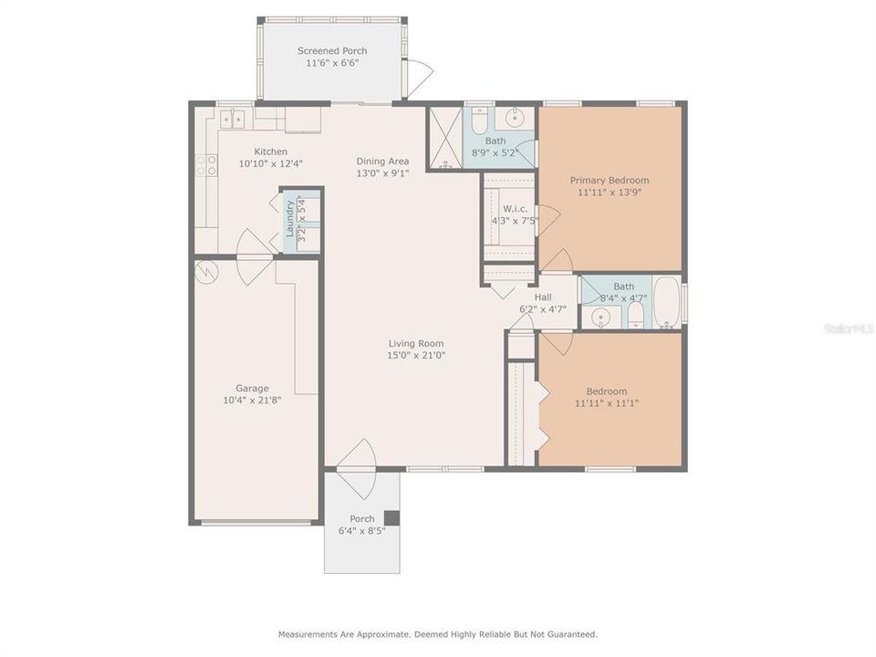 For Sale: $224,900 (2 beds, 2 baths, 1128 Square Feet)