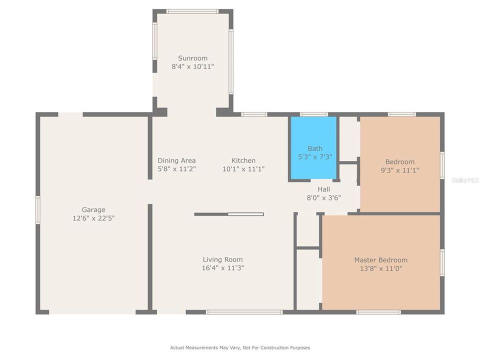 For Rent: $2,400 (2 beds, 1 baths, 972 Square Feet)