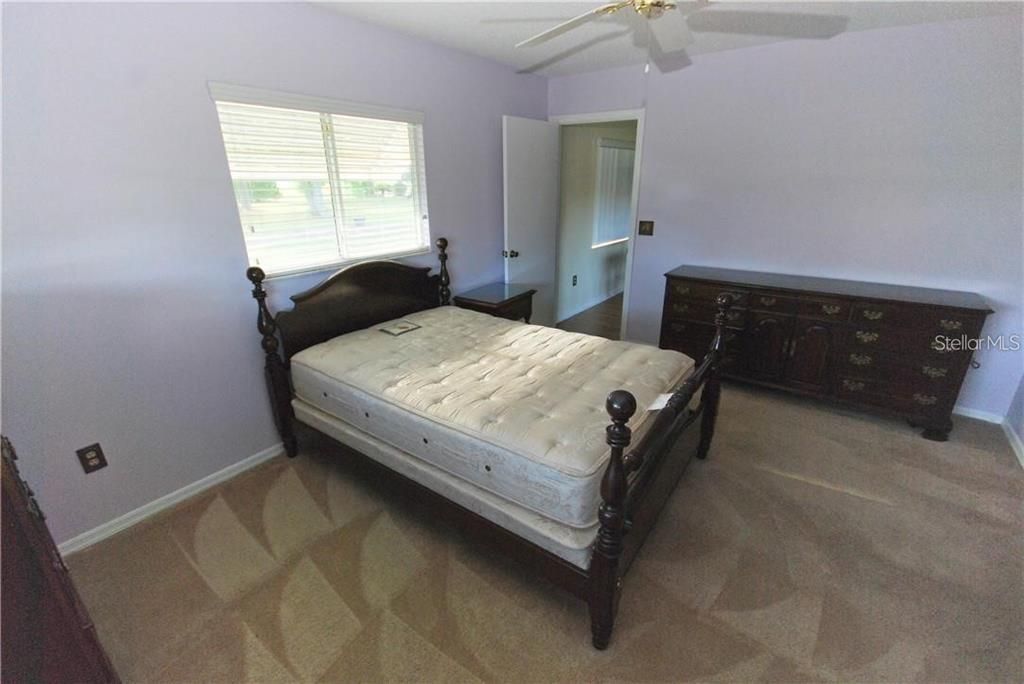 Master Bedroom will easily hold large furniture and has a huge walk in closet
