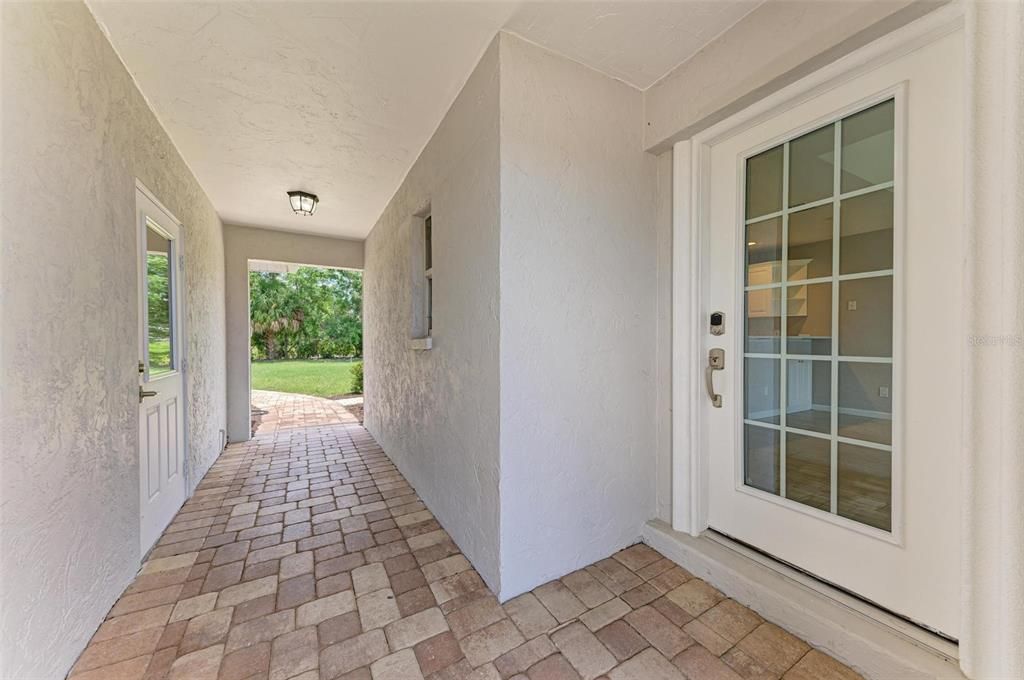 Breezeway to pool and In-Law / Guest Suite