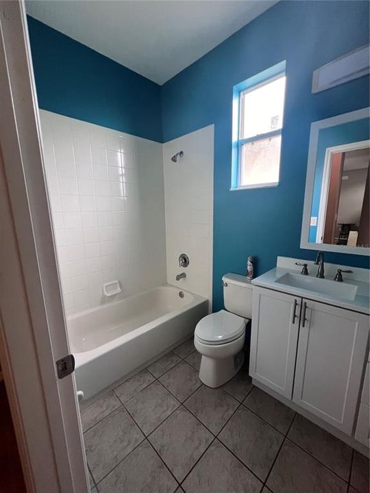 Guest Bath with Tiled Tub Area