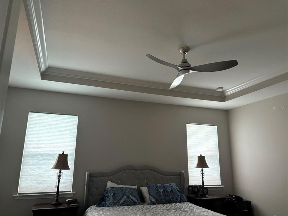 Master Bedroom Coffered Ceiling