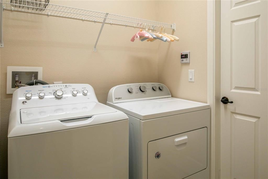 Laundry appliances stay with home