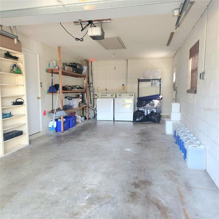 Garage. Washer and Dryer not included