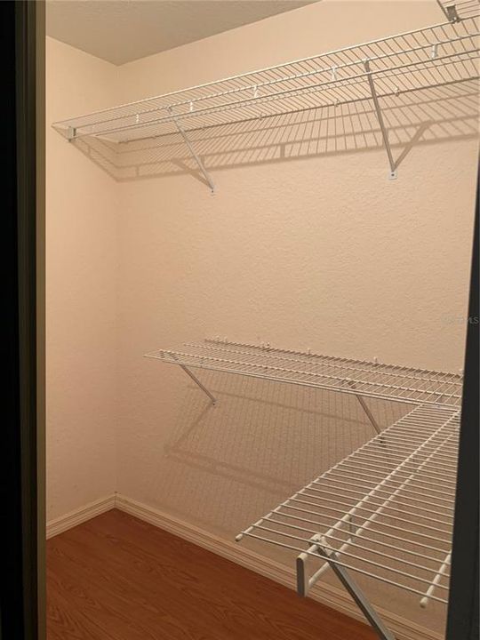 One of two closets in master