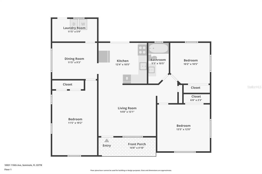 For Sale: $374,900 (3 beds, 1 baths, 1141 Square Feet)