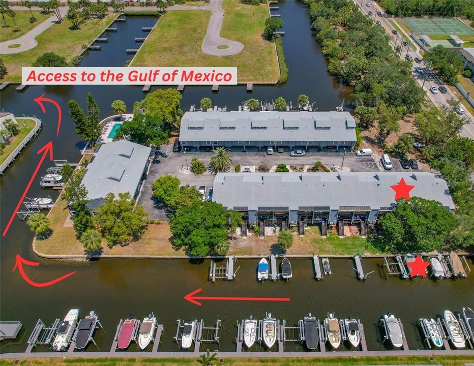 EASY ACCESS TO THE GULF OF MEXICO!