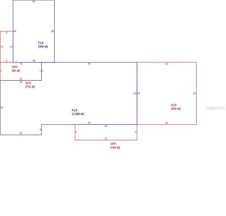Floor plan from Property Appraiser