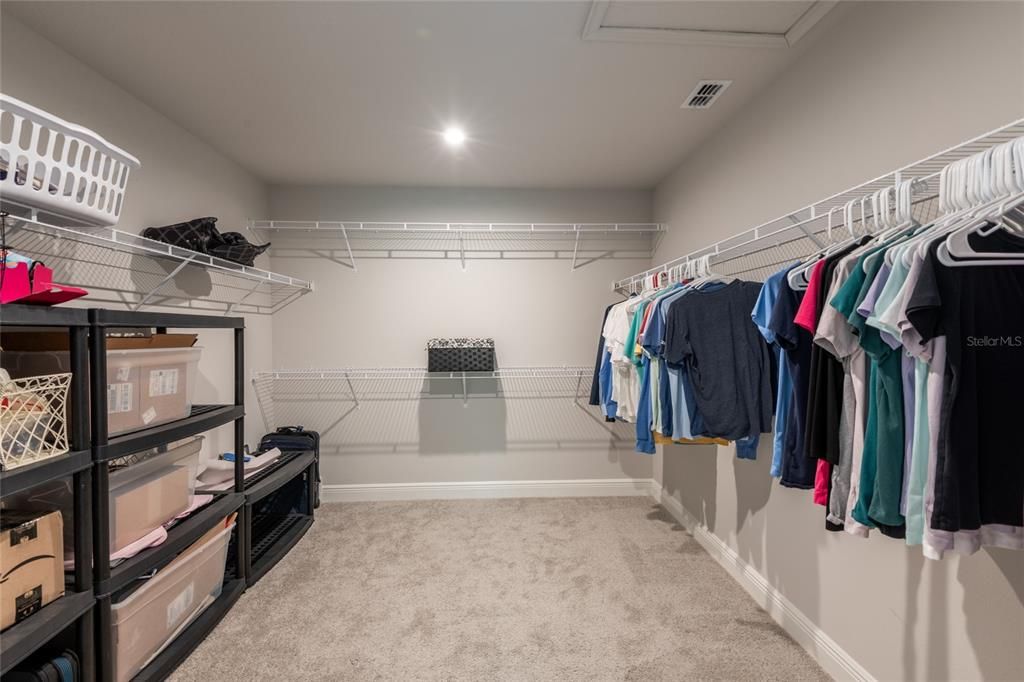 Primary Walk-In Closet