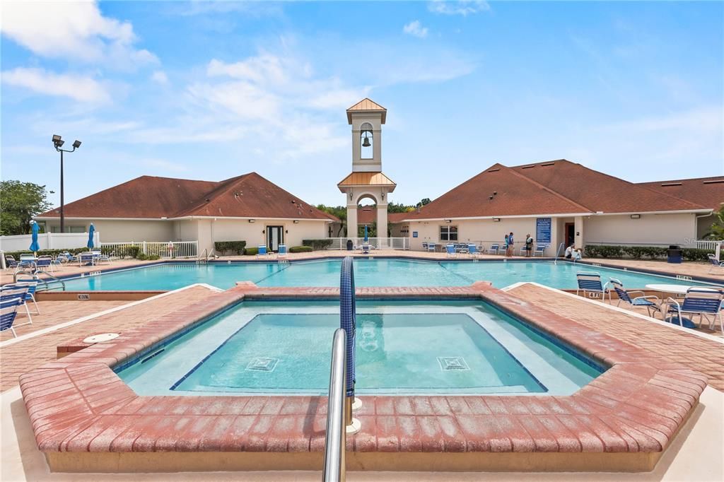 Clubhouse pool and spa