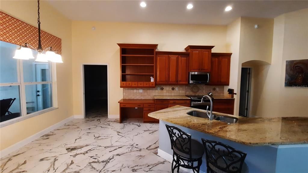 View of the kitchen and breakfast nook