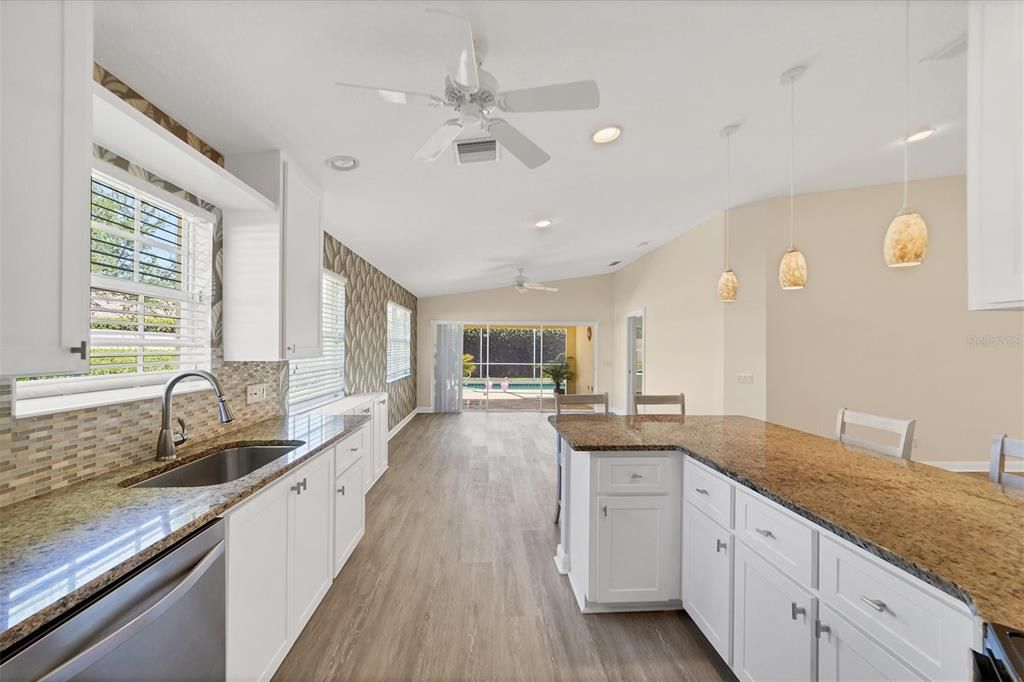 Kitchen/Family Room/Lanai/Pool