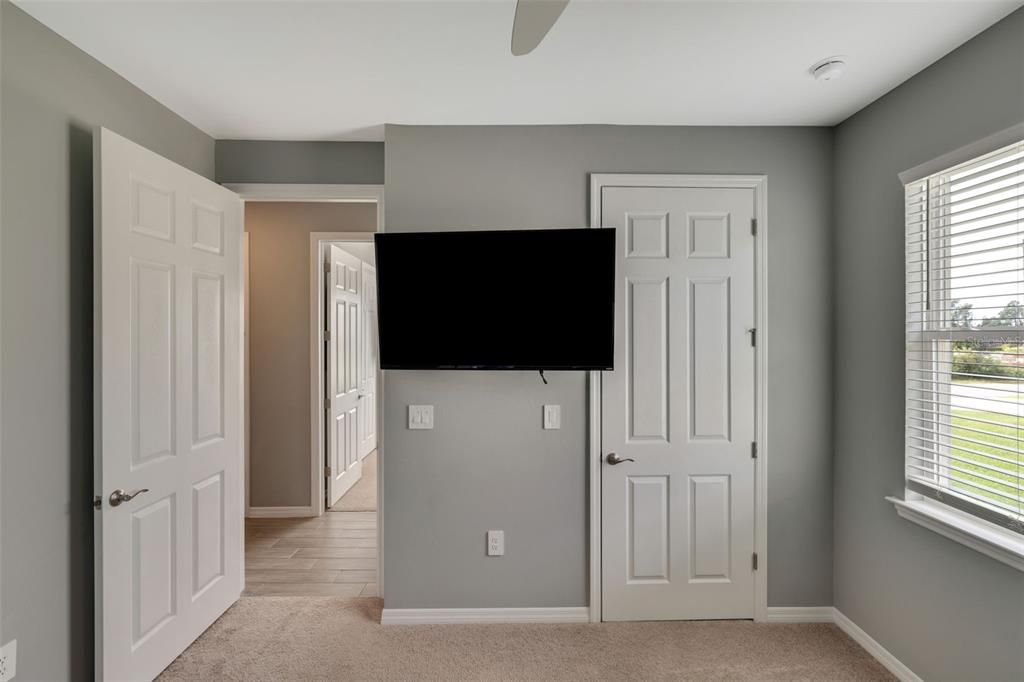 bedroom # 3 w/ Large Walk in closet.