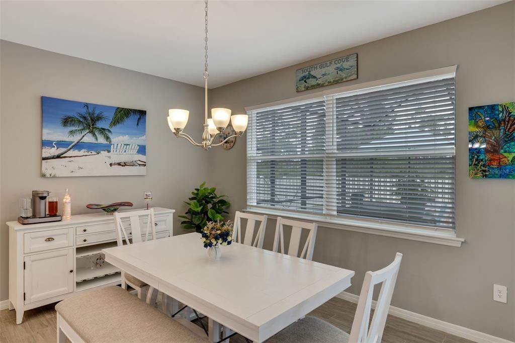 Dining room off kitchen and Lanai