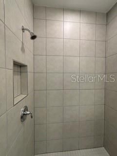 shower stand with a niche