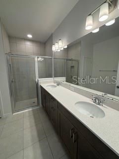 dual vanity - master bathroom