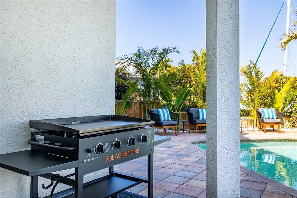 Multiple outdoor grills for your outdoor dining and entertaining