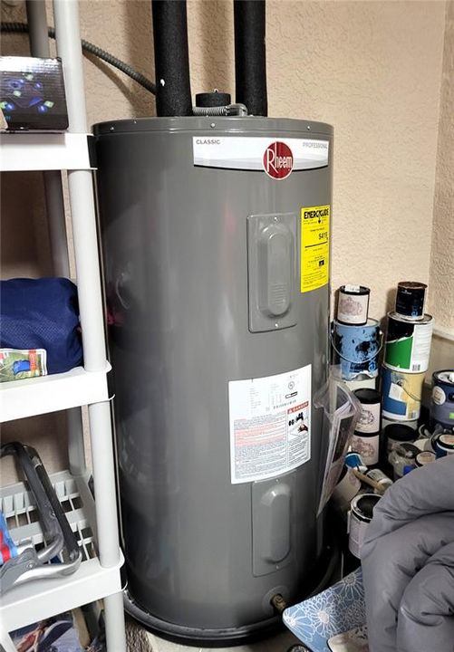 Water heater was replaced in 2021.