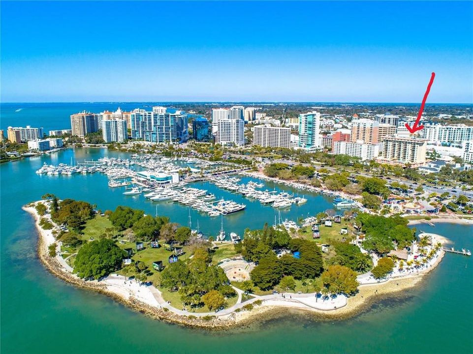 101condo is located across from the Bayfront