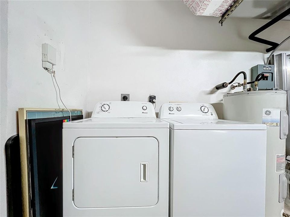 Washer/Dryer in Garage