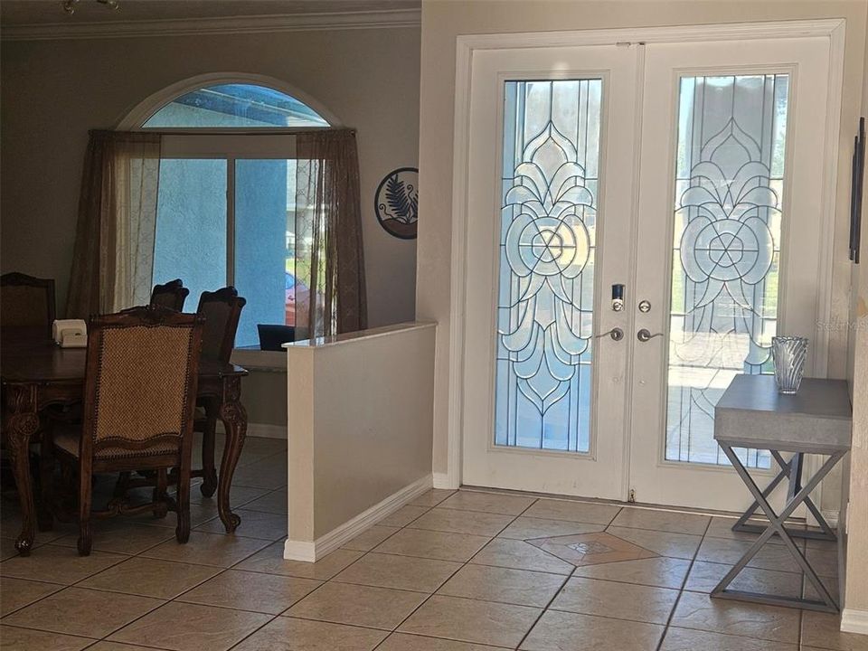 Front Entryway into Dining Room