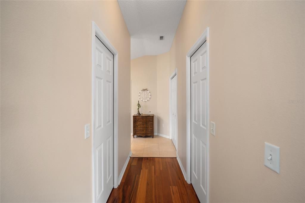 Dual Walk-in Closets in Owners Bedroom