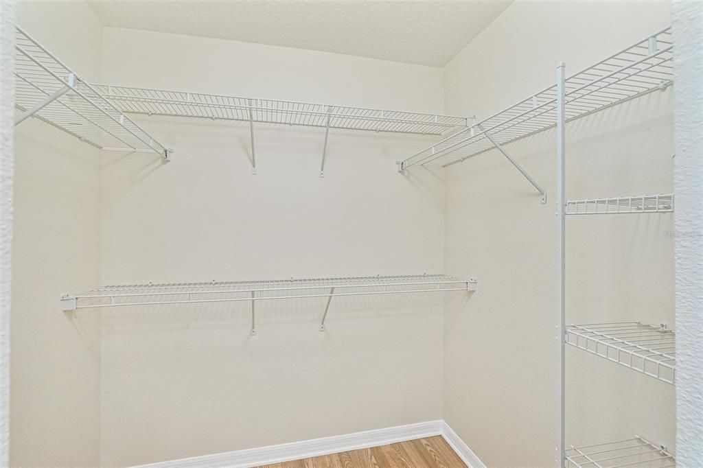 Two Walk-in Closets in Owner's Suite