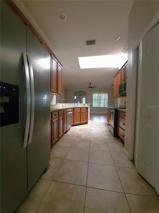 Kitchen with Granite countertop and SS appliances