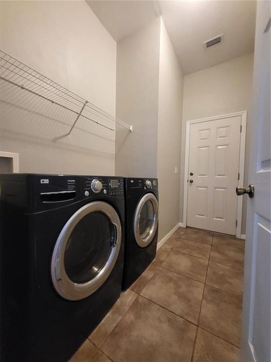 Laundry Room with W & D