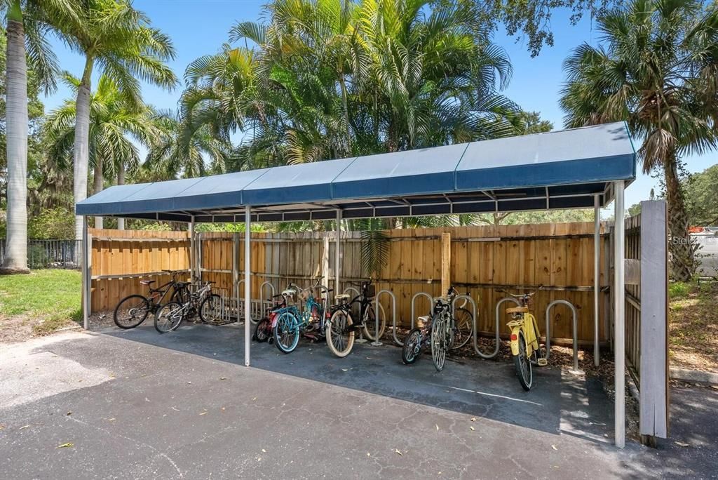 Bike Storage, 3 mins away