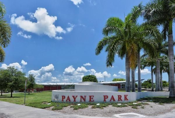 Payne Park a few minutes away