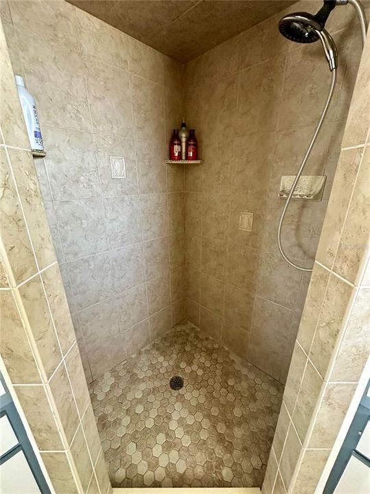 Tile walk in shower