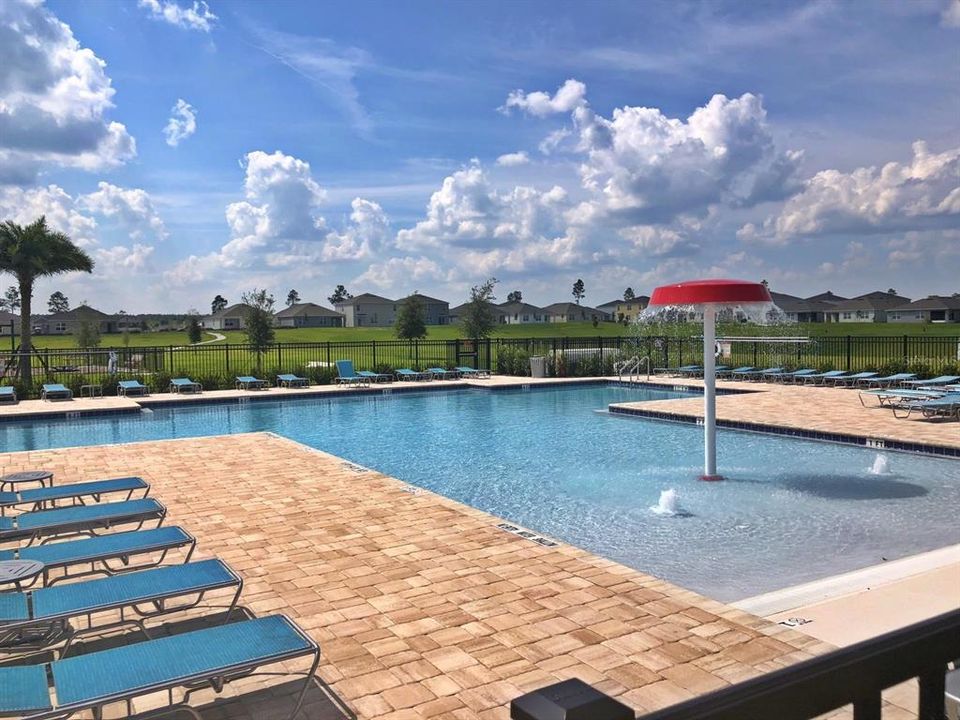 Pool and splash pad