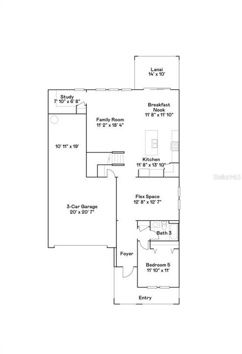 Active With Contract: $680,000 (5 beds, 3 baths, 3332 Square Feet)