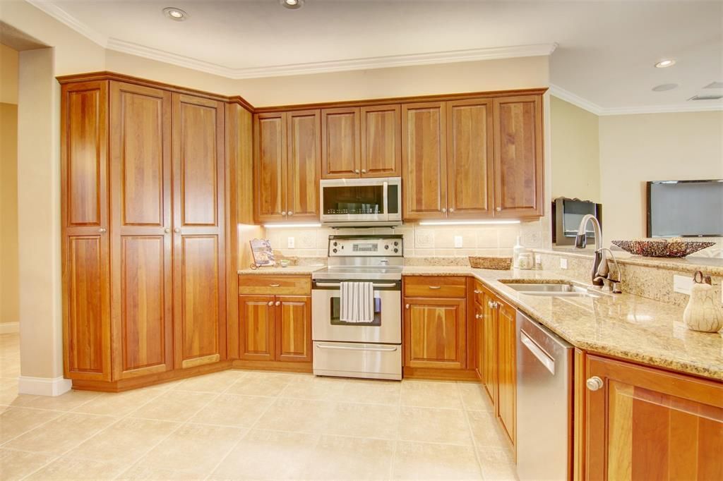 Kitchen with Granite Counters