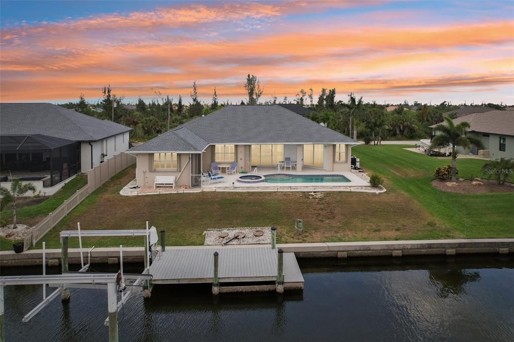 Boat dock and lift