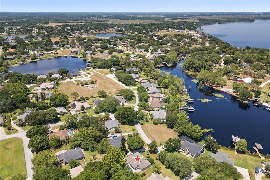 You can see the boat ramp and dock that is available for Preston Cove residents only!