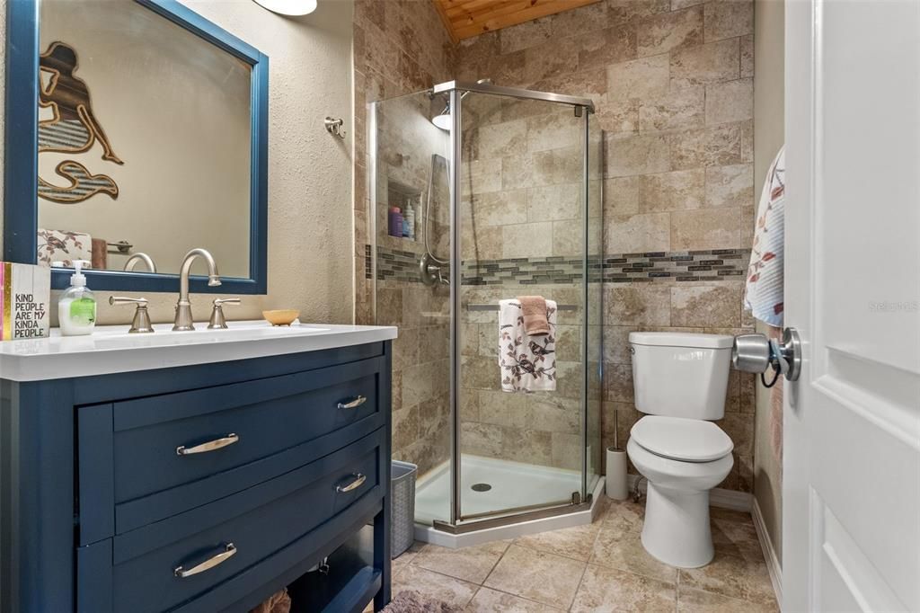 Guest Bathroom with Walk in Shower