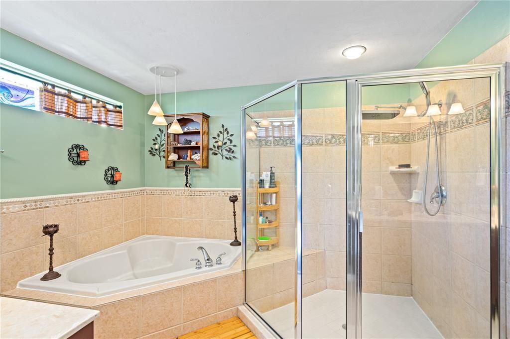 Separate Shower Tub