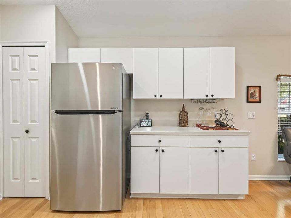 Pantry and Stainless Refrigerator