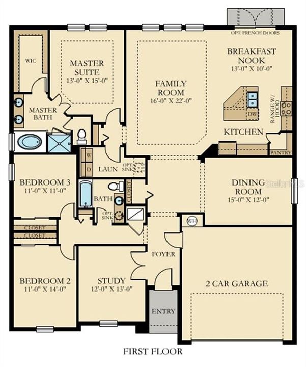 The Floor Plan, the home layout is the mirror image of this.
