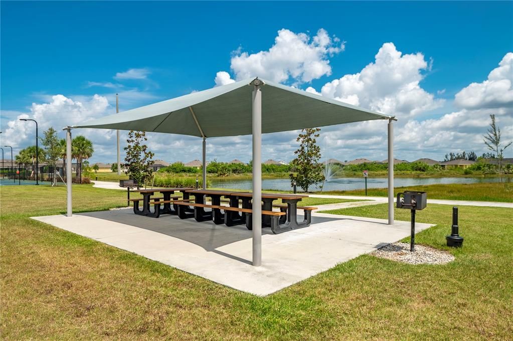 Picnic Grounds with water feature view