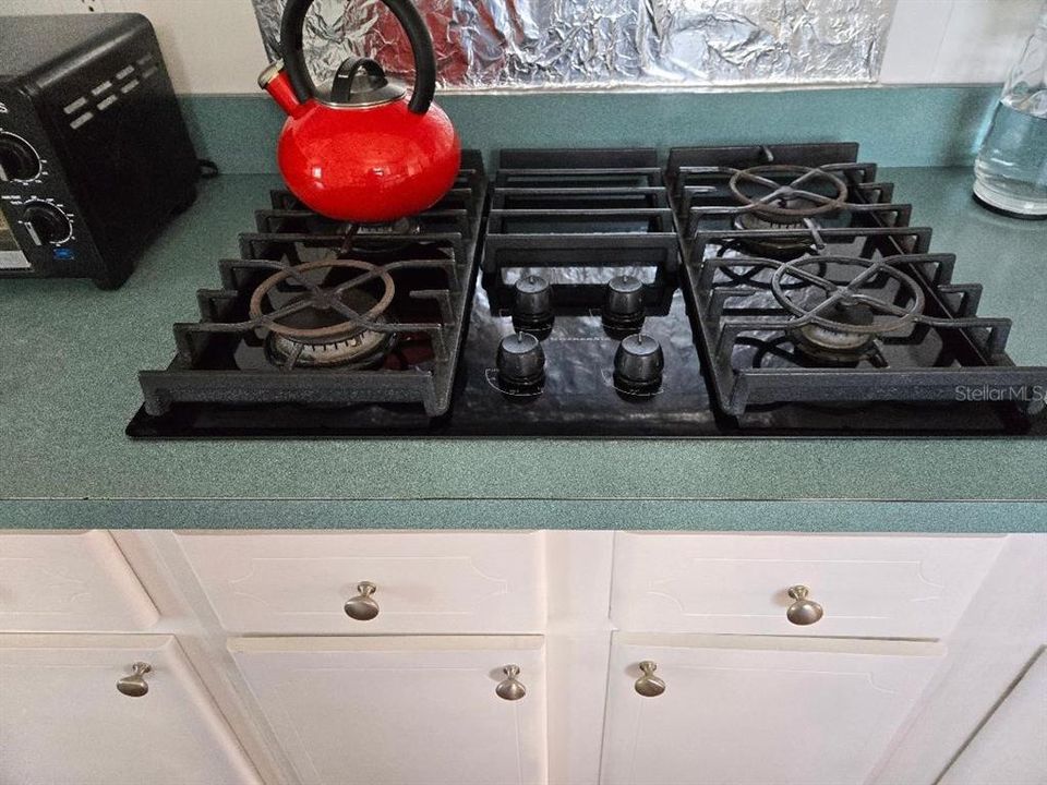 Upgraded gas cook top