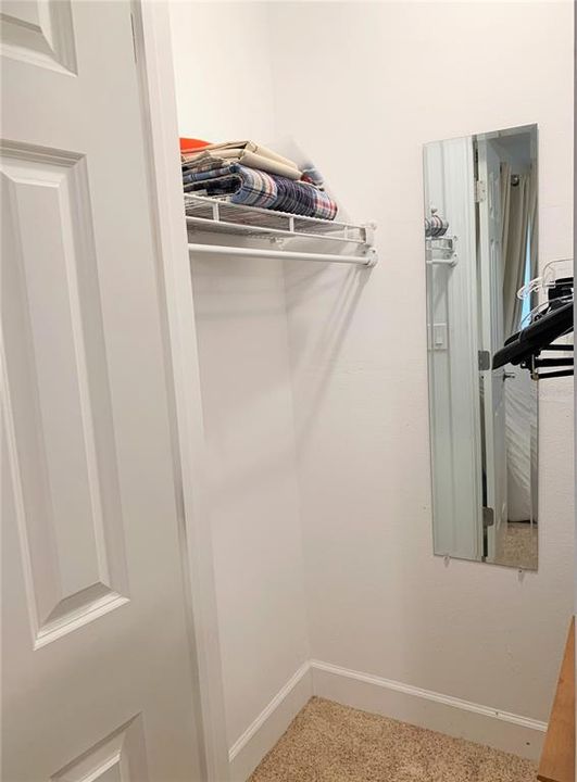 Two walk-in closets